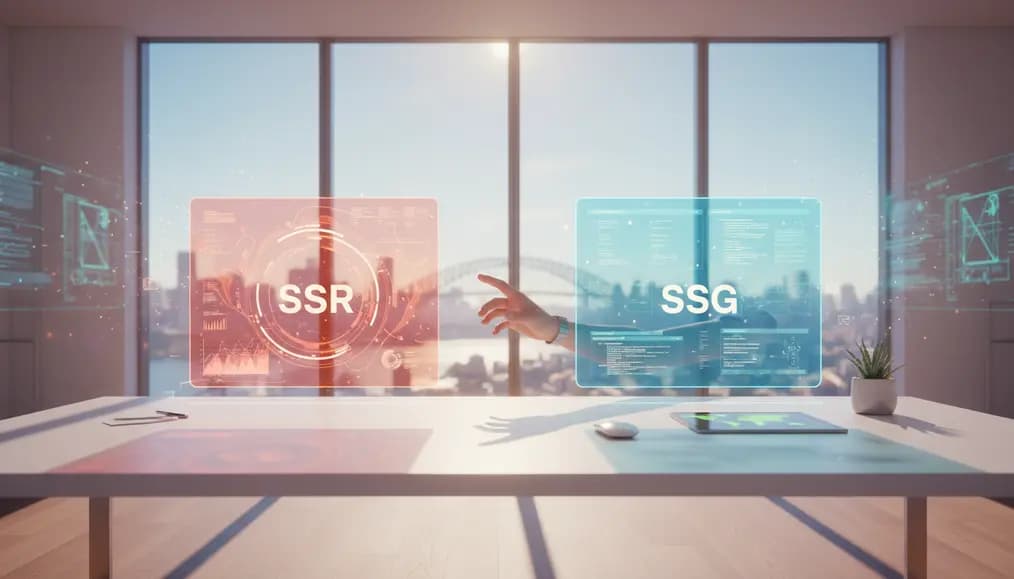 SSR vs SSG: Choosing the Best Rendering Strategy for AU SEO